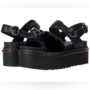 Voss Fluffy Faux Fur Sandal 8